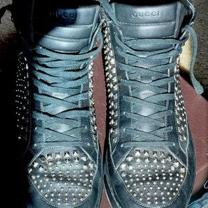 Authentic Gucci studded men’s shoes